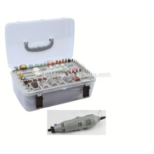 GS CE ETL 135w 217pcs poder da mão pequeno mini moedor kit portátil hobby rotary elétrica moedor ferramenta conjunto